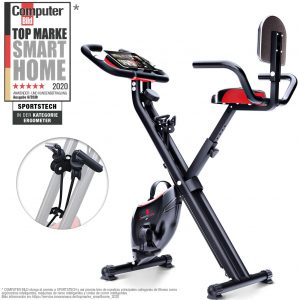 Sportstech Bicicleta estática Plegable F-Bike X100